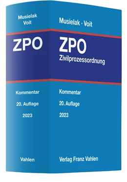 Abbildung von Musielak / Voit | Zivilprozessordnung: ZPO | 20. Auflage | 2023 | beck-shop.de