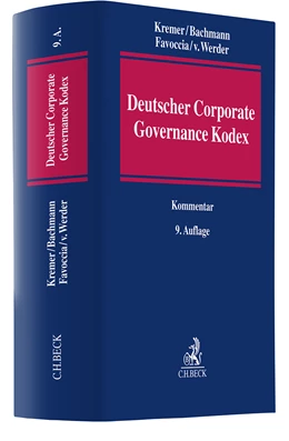 Abbildung von Kremer / Bachmann | Deutscher Corporate Governance Kodex | 9. Auflage | 2023 | beck-shop.de