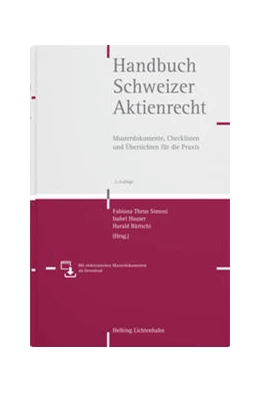 Abbildung von Theus Simoni / Hauser | Handbuch Schweizer Aktienrecht | 2. Auflage | 2022 | beck-shop.de