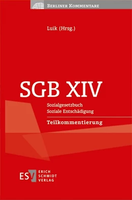 Abbildung von Luik (Hrsg.) | SGB XIV: Sozialgesetzbuch, Soziale Entschädigung | 1. Auflage | 2022 | beck-shop.de