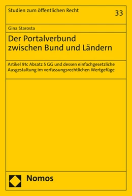 Abbildung von Starosta | Der Portalverbund zwischen Bund und Ländern | 1. Auflage | 2022 | beck-shop.de