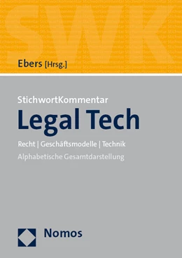 Abbildung von Ebers (Hrsg.) | StichwortKommentar Legal Tech | 1. Auflage | 2023 | beck-shop.de