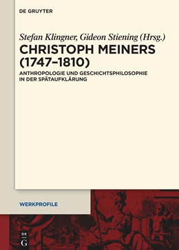Abbildung von Klingner / Stiening | Christoph Meiners (1747-1810) | 1. Auflage | 2023 | beck-shop.de