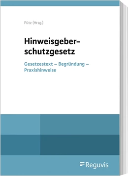 Abbildung von Pütz | Hinweisgeberschutzgesetz | 1. Auflage | 2023 | beck-shop.de