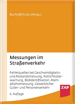 Abbildung von Burhoff / Grün (Hrsg.) | Messungen im Straßenverkehr | 6. Auflage | 2022 | beck-shop.de