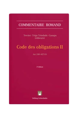 Abbildung von Tercier / Trigo Trindade | Code des obligations II: CO II | 3. Auflage | 2024 | beck-shop.de