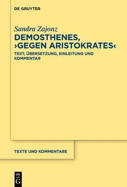 Abbildung von Zajonz | Demosthenes, >Gegen Aristokrates< | 1. Auflage | 2022 | beck-shop.de