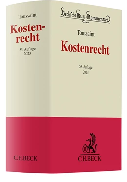 Abbildung von Toussaint | Kostenrecht | 53. Auflage | 2023 | Band 2 | beck-shop.de