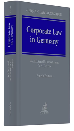 Abbildung von Wirth / Arnold | Corporate Law in Germany | 4. Auflage | 2024 | beck-shop.de