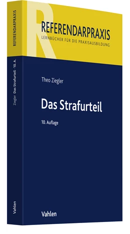 Abbildung von Ziegler | Das Strafurteil | 10. Auflage | 2023 | beck-shop.de