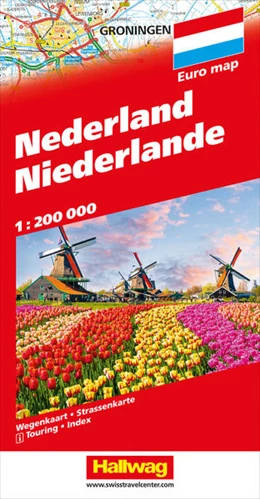 Abbildung von Hallwag Kümmerly+Frey AG | Niederlande Strassenkarte 1:200 000 | 8. Auflage | 2023 | beck-shop.de