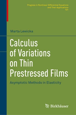 Abbildung von Lewicka | Calculus of Variations on Thin Prestressed Films | 1. Auflage | 2023 | beck-shop.de