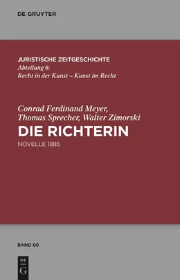 Abbildung von Meyer / Sprecher | Die Richterin | 1. Auflage | 2022 | beck-shop.de