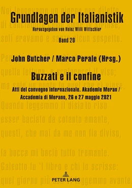 Abbildung von Butcher / Perale | Buzzati e il confine | 1. Auflage | 2022 | beck-shop.de