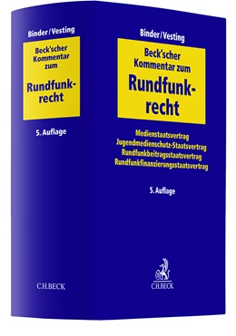 Abbildung von Binder / Vesting | Beck'scher Kommentar zum Rundfunkrecht | 5. Auflage | 2024 | beck-shop.de