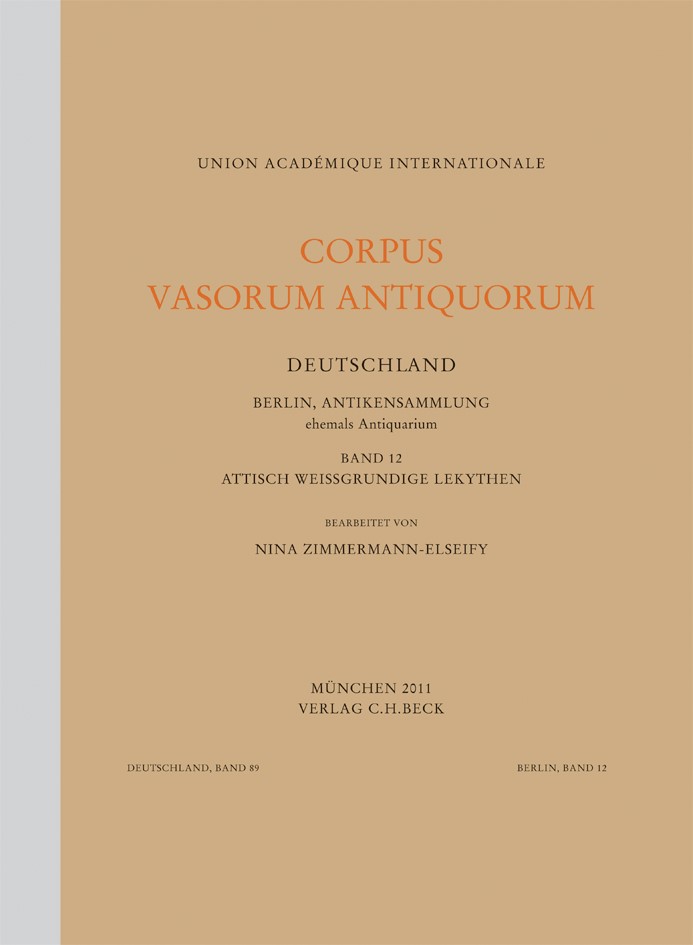 Cover: Zimmermann-Elseify, Nina, Corpus Vasorum Antiquorum Deutschland Bd. 89:  Berlin, Antikensammlung Band 12