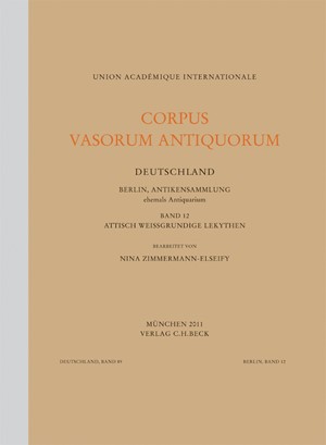 Cover: Nina Zimmermann-Elseify, Corpus Vasorum Antiquorum Deutschland Bd. 89:  Berlin, Antikensammlung Band 12