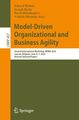 Abbildung von Babkin / Barjis | Model-Driven Organizational and Business Agility | 1. Auflage | 2022 | beck-shop.de
