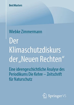 Abbildung von Zimmermann | Der Klimaschutzdiskurs der „Neuen Rechten“ | 1. Auflage | 2022 | beck-shop.de