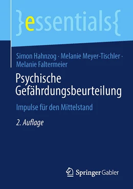 Abbildung von Hahnzog / Meyer-Tischler | Psychische Gefährdungsbeurteilung | 2. Auflage | 2022 | beck-shop.de