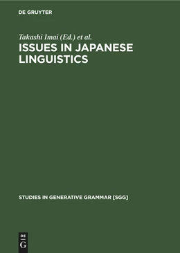Abbildung von Imai / Saito | Issues in Japanese Linguistics | 1. Auflage | 2021 | beck-shop.de