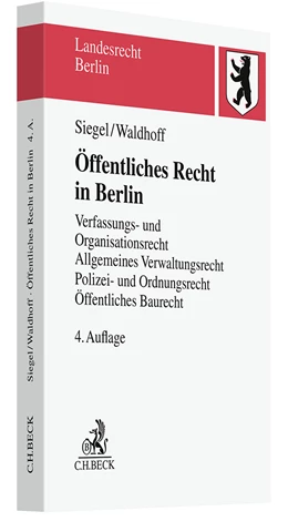 Abbildung von Siegel / Waldhoff | Öffentliches Recht in Berlin | 4. Auflage | 2023 | beck-shop.de