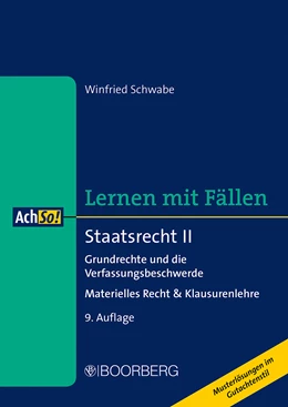 Abbildung von Schwabe | Lernen mit Fällen: Staatsrecht II | 9. Auflage | 2022 | beck-shop.de