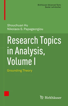 Abbildung von Hu / Papageorgiou | Research Topics in Analysis, Volume I | 1. Auflage | 2022 | beck-shop.de