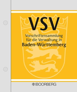 Abbildung von Vorschriftensammlung für die Verwaltung in Baden-Württemberg – VSV | 1. Auflage | 2023 | beck-shop.de