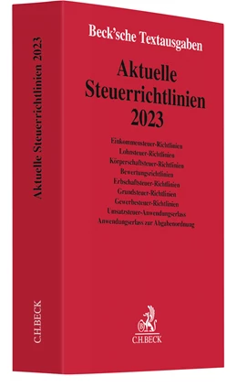 Abbildung von Aktuelle Steuerrichtlinien 2023 | 1. Auflage | 2023 | beck-shop.de