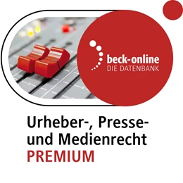 Abbildung von beck-online. Urheber-, Presse- und Medienrecht PREMIUM | | | beck-shop.de