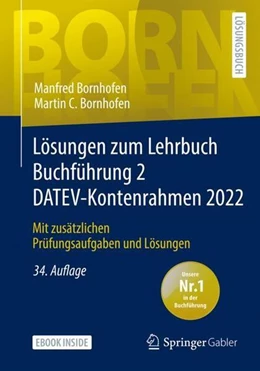 Abbildung von Bornhofen | Lösungen zum Lehrbuch Buchführung 2 DATEV-Kontenrahmen 2022 | 34. Auflage | 2023 | beck-shop.de