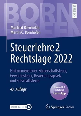 Abbildung von Bornhofen | Steuerlehre 2 Rechtslage 2022 | 43. Auflage | 2023 | beck-shop.de