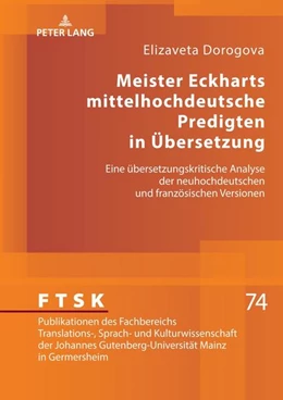 Abbildung von Dorogova | Meister Eckharts mittelhochdeutsche Predigten in Übersetzung | 1. Auflage | 2022 | beck-shop.de