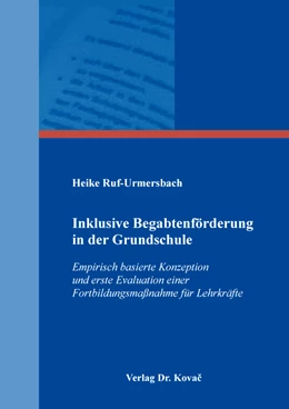 Abbildung von Ruf-Urmersbach | Inklusive Begabtenförderung in der Grundschule | 1. Auflage | 2022 | 33 | beck-shop.de