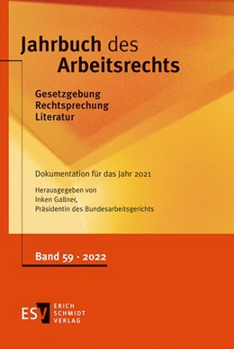 Abbildung von Gallner | Jahrbuch des Arbeitsrechts | 1. Auflage | 2022 | beck-shop.de