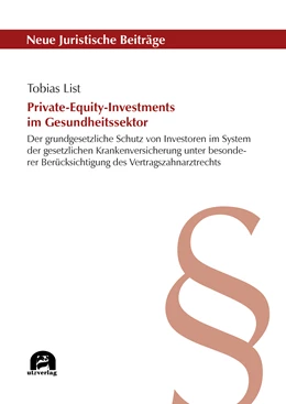 Abbildung von List | Private-Equity-Investments im Gesundheitssektor | 1. Auflage | 2022 | 141 | beck-shop.de