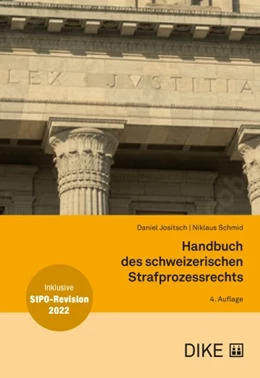 Abbildung von Schmid / Jositsch | Handbuch des schweizerischen Strafprozessrechts | 4. Auflage | 2023 | beck-shop.de