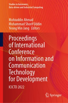 Abbildung von Ahmad / Uddin | Proceedings of International Conference on Information and Communication Technology for Development | 1. Auflage | 2023 | beck-shop.de