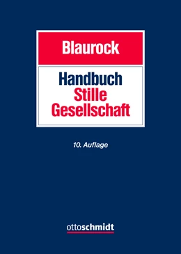 Abbildung von Blaurock | Handbuch Stille Gesellschaft | 10. Auflage | 2024 | beck-shop.de