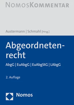 Abbildung von Austermann / Schmahl (Hrsg.) | Abgeordnetenrecht | 2. Auflage | 2023 | beck-shop.de