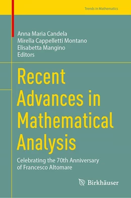 Abbildung von Candela / Cappelletti Montano | Recent Advances in Mathematical Analysis | 1. Auflage | 2023 | beck-shop.de