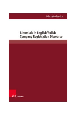 Abbildung von Wieclawska | Binomials in English/Polish Company Registration Discourse | 1. Auflage | 2023 | beck-shop.de