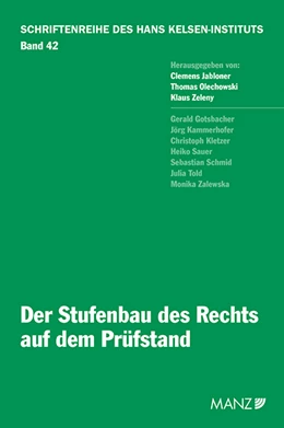 Abbildung von Jabloner / Olechowski | Der Stufenbau des Rechts auf dem Prüfstand | 1. Auflage | 2022 | 42 | beck-shop.de