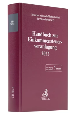 Abbildung von Handbuch zur Einkommensteuerveranlagung 2022: ESt 2022 | 1. Auflage | 2023 | beck-shop.de