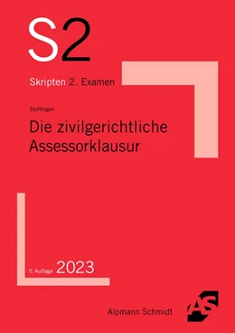 Abbildung von Stoffregen | Die zivilgerichtliche Assessorklausur | 5. Auflage | 2023 | beck-shop.de