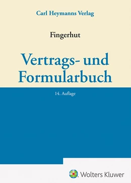 Abbildung von Fingerhut | Vertrags- und Formularbuch | 14. Auflage | 2024 | beck-shop.de