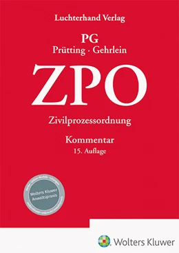 Abbildung von Prütting / Gehrlein | ZPO - Kommentar | 15. Auflage | 2023 | beck-shop.de