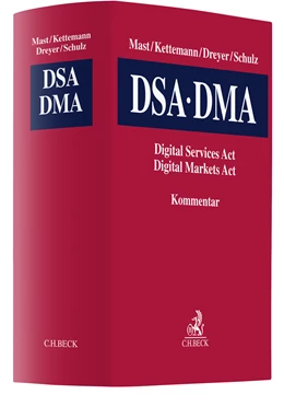 Abbildung von Mast / Kettemann | Digital Services Act / Digital Markets Act (DSA / DMA) | 1. Auflage | 2024 | beck-shop.de