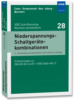 Abbildung von Cater / Drebenstedt | Niederspannungs-Schaltgerätekombinationen | 6. Auflage | 2022 | beck-shop.de